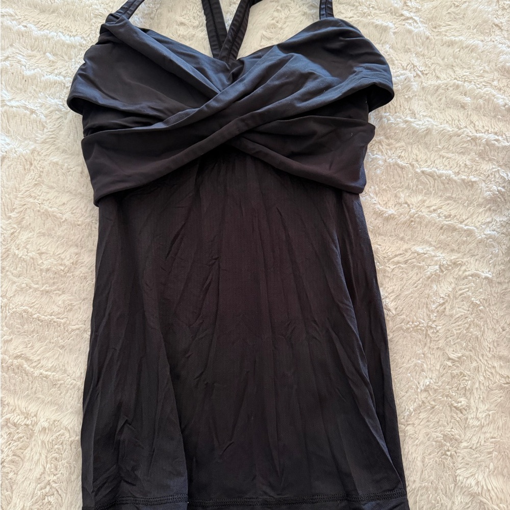 Lululemon Black Twist-Front Women’s tank